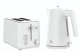 Swan Cool Touch Wave Kettle & 2 Slice Toaster Set Swp2w by Swan in Shop By Room, Products, Featured, Kitchen, Appliances, Small Appliances, Toasters and Sandwich Makers, Kettles at House & Home.