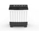 Hisense 20kg Black And White Twin Tub Wstf203 by Hi-Sense in Shop By Brand, Shop By Room, Products, Hisense, Laundry, Appliances, Laundry, Twin Tubs at House & Home.
