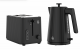 Swan Cool Touch Wave Kettle & 2 Slice Toaster Set Swp2b by Swan in Shop By Brand, Shop By Room, Products, Featured, Swan, Kitchen, Appliances, Small Appliances, Toasters and Sandwich Makers, Kettles at House & Home.
