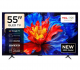 Tcl (140cm) 144hz Qled Smart Google Tv 55p8k by TCL in Shop By Room, Products, Featured, TCL, Home Theatre Room, Entertainment Room, AudioVisual, Televisions, LED at House & Home.