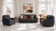 Delmont 3pce Fabric Lounge Suite Charcoal in Shop By Room, Products, Featured, Lounge, Furniture, Lounge, Static Lounge Suites at House & Home.