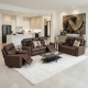 Executive 3pce Leather Uppers Electric Lounge Suite Brown in Shop By Room, Products, Lounge, Furniture, Lounge, Recliner Lounge Suites at House & Home.