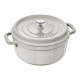 Staub Oval White Truffle Cast Iron Cassarole 33cm by Staub in Online Only Deals, Shop By Brand, Shop By Room, Ranges, Products, Staub, Extended Range, Kitchen, Appliances, Small Appliances, Home Goods at House & Home.