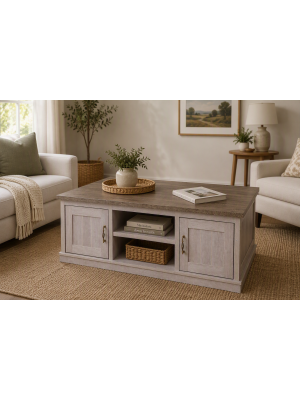 Lyda Two Tone Coffee Table in Shop By Room, Products, Furniture, Lounge, Coffee & Side Tables at House & Home.
