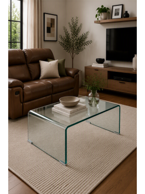 Hazel 12mm Glass Coffee Table in Shop By Room, Products, Furniture, Lounge, Coffee & Side Tables at House & Home.