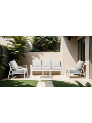 Chilton 4pce Alu Patio Suite in Free Delivery, Birthday Savings Showcase, Shop By Room, Products, Patio, Outdoor, Outdoor Living, Furniture, Patio Furniture, Suites at House & Home.