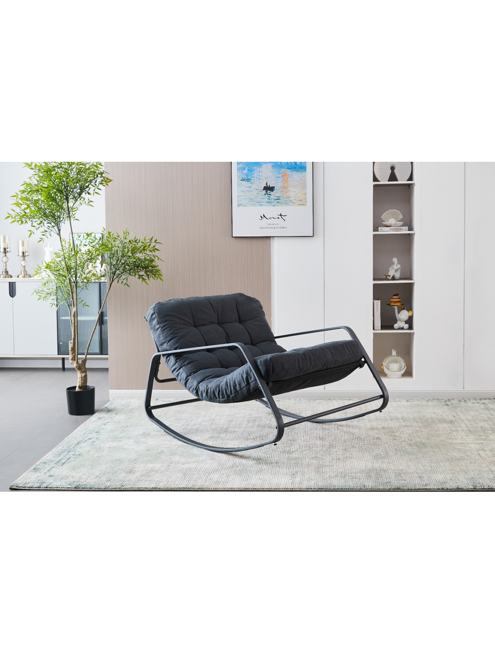 Metal rocking shop patio chairs