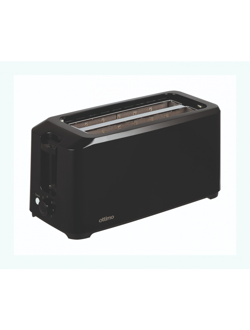 Ottimo Black 4 Slice Toaster Ta7008gs Bl