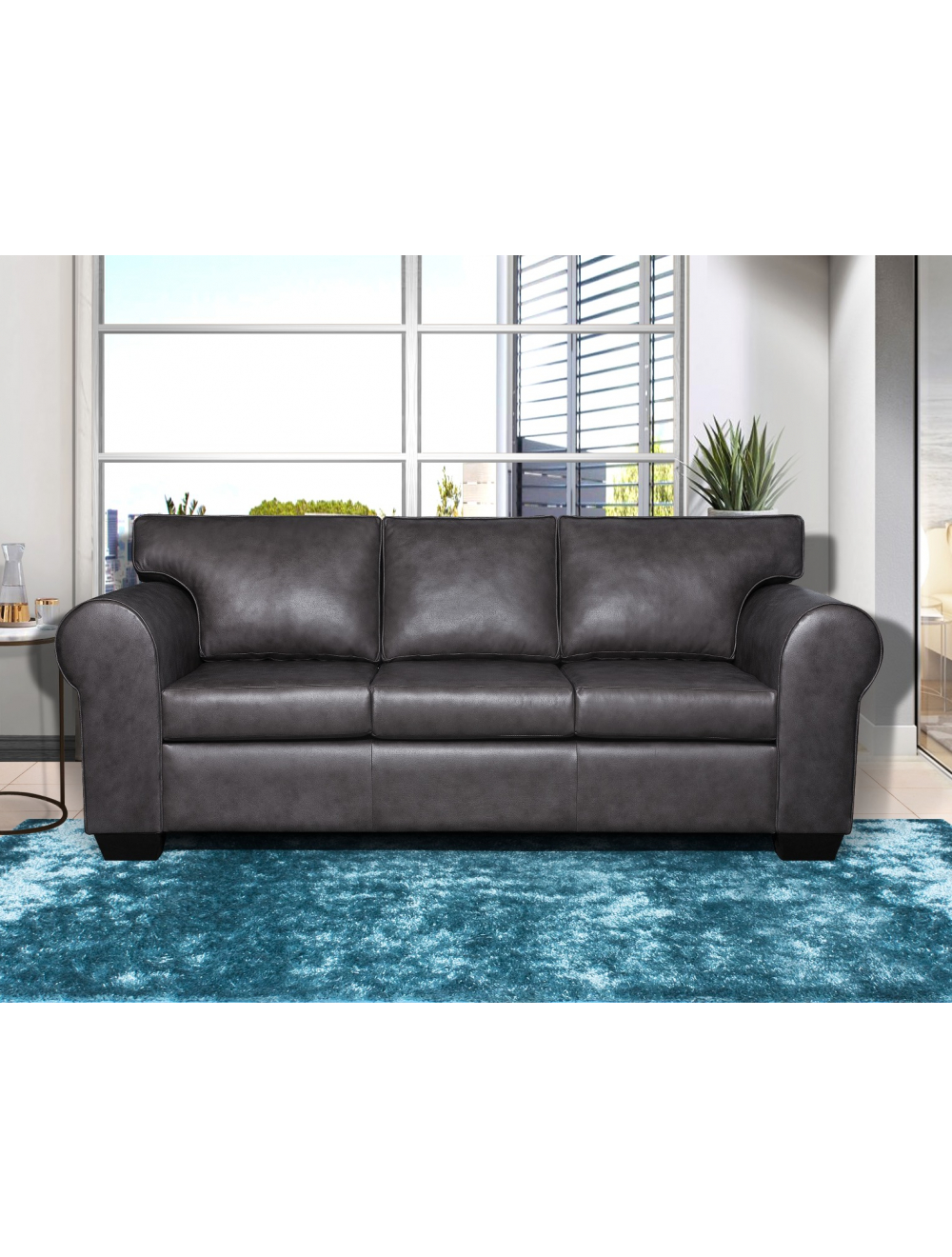 Norway Anthracite 3 Division Couch