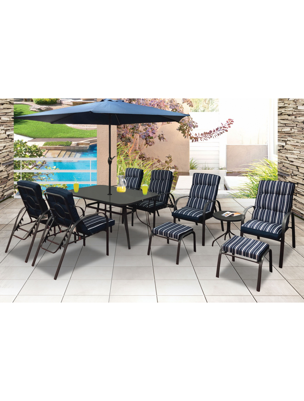 Lenox 11 Piece Patio Suite