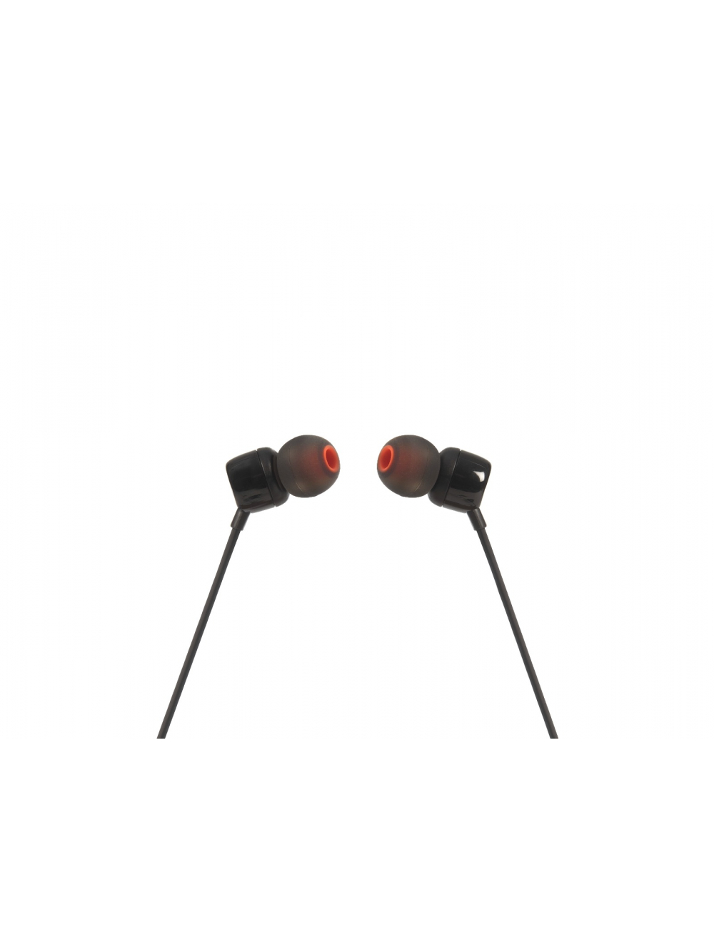Jbl t110 black deals headphones with mic