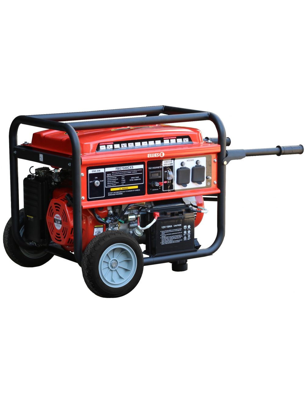 Ellies 6.5kw Petrol Generator Fbg7500cxs