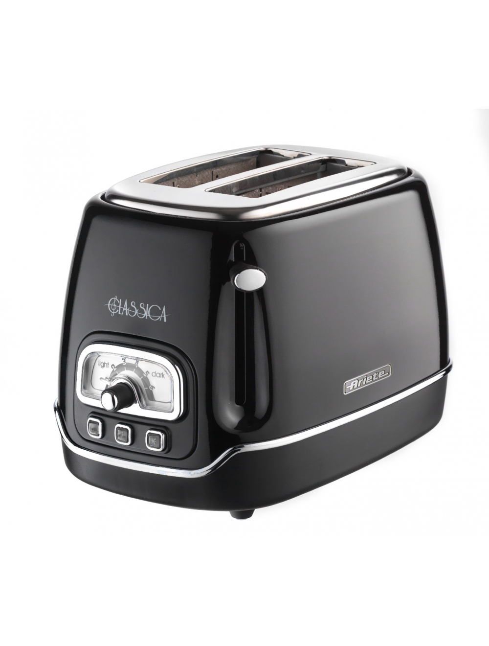 Ariete 2 Slice Black Toaster