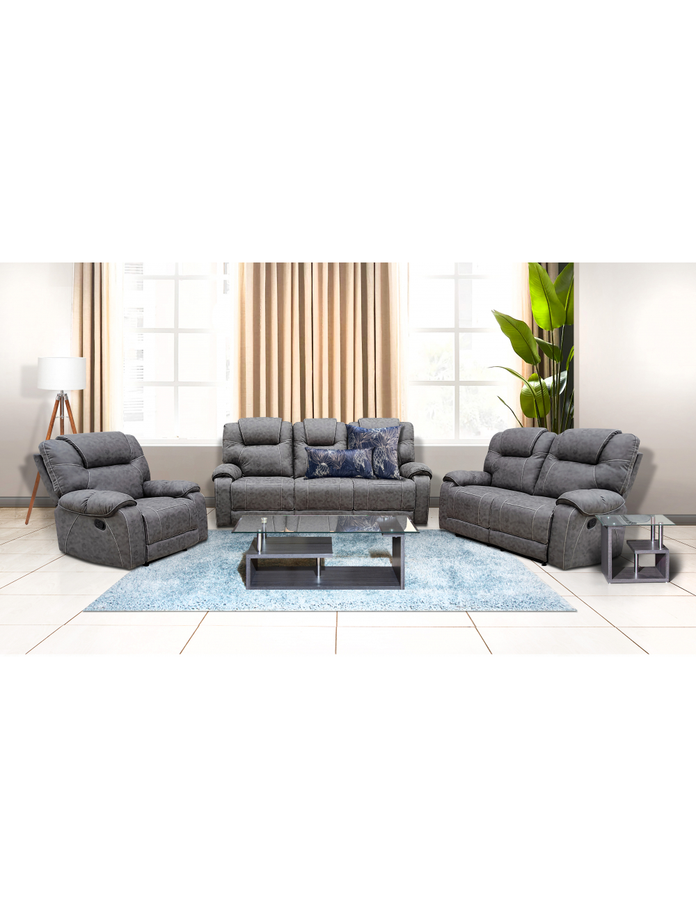 Harrison 3 Pce 5 Motion Lounge Suite