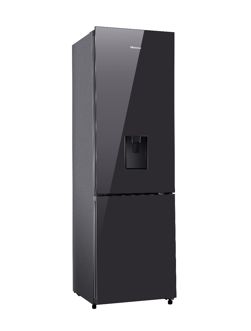 Hisense 263l Water Dispenser Black Glass Fridge H370bmib wd