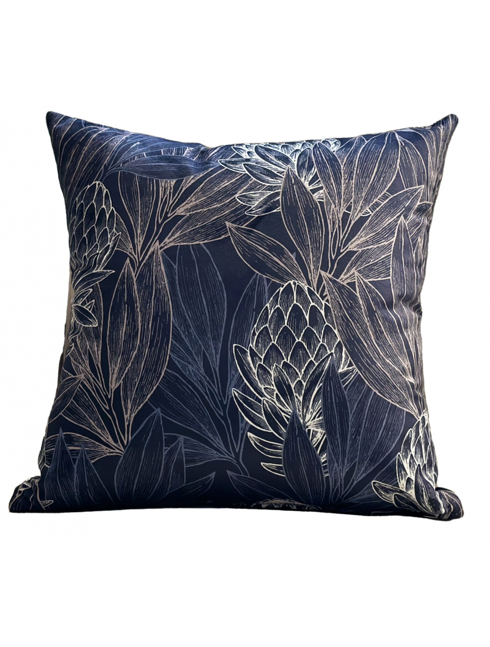 Protea Forest Navy Scatter Cushion 50cm X 50cm