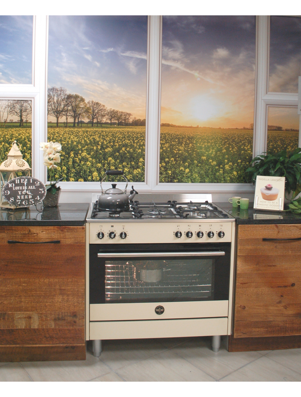 La Germania 90cm Stove 5 Gas Hobs Elec Oven Rus95c61ldcr