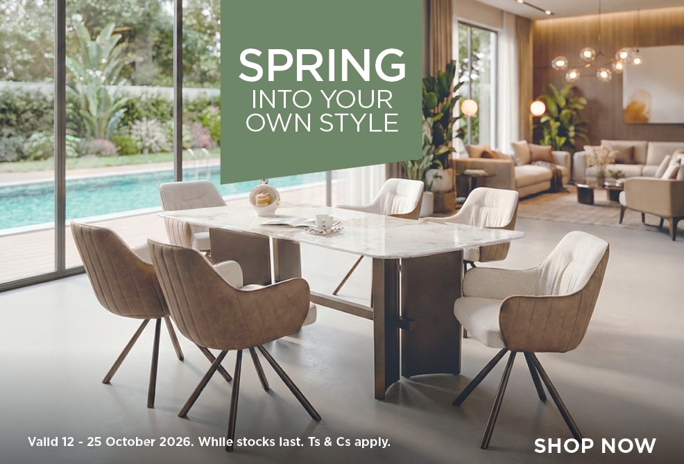 HH Spring into your own style 12 - 25 October 2026. While stocks last. Ts & Cs apply.
