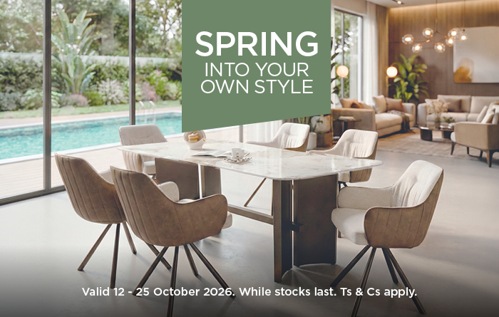 HH Spring into your own style 12 - 25 October 2026. While stocks last. Ts & Cs apply.