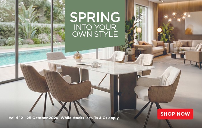 HH Spring into your own style 12 - 25 October 2026. While stocks last. Ts & Cs apply.