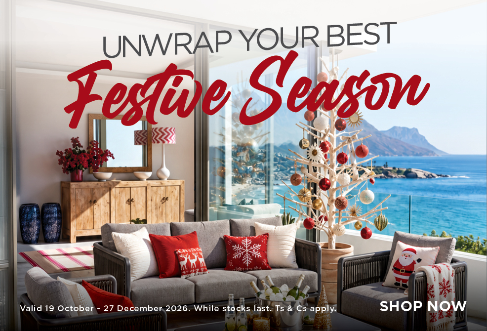 HH CHRISTMAS FURNITURE SHOWCASE 19 October - 27 December 2026. While stocks last. Ts & Cs apply.