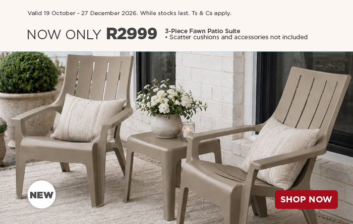 HH CHRISTMAS FURNITURE SHOWCASE 19 October - 27 December 2026. While stocks last. Ts & Cs apply.