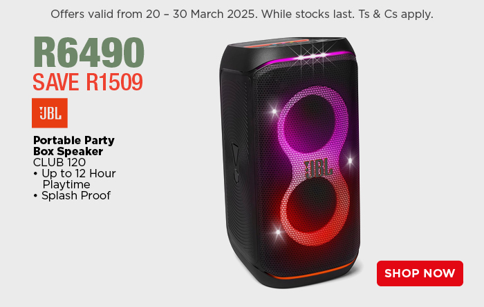HISENSE Titanium Silver-Finish Front-Loader Washing Machine
WFQP8012VMT
• 3 + 1 Year (with registration) Guarantee
R5999
SAVE R2500
