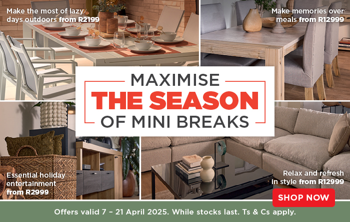 HH Mini Breaks | 7 - 21 April 2025