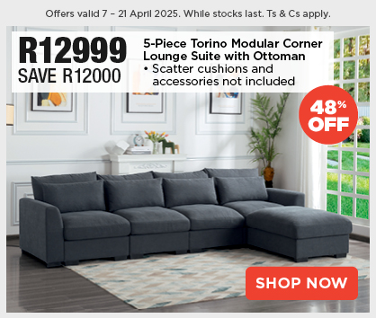 6-Piece Buckingham Recliner Corner Chaise 