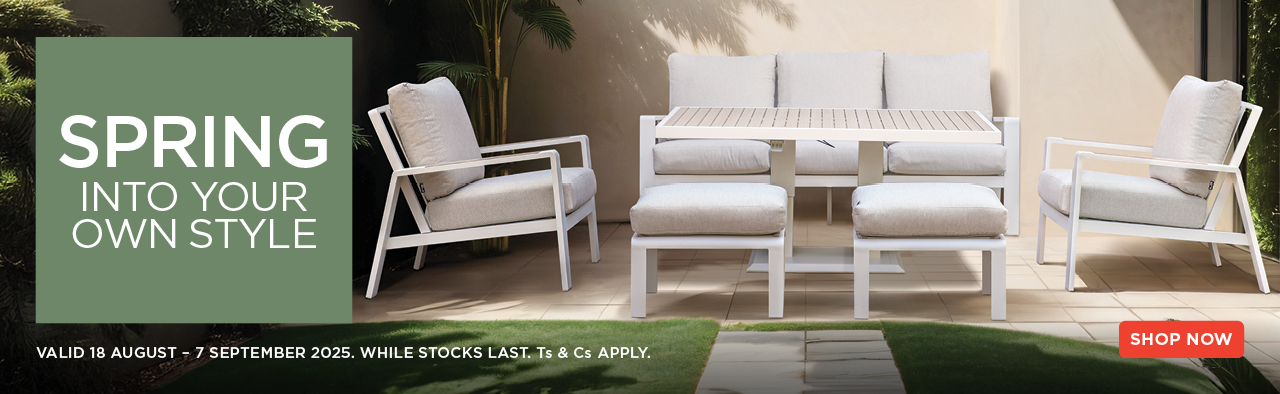 Spring into your own Style | 18 August - 7 September 2025. While stocks last. Ts & Cs apply.