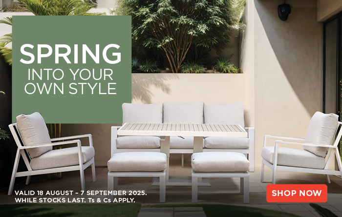 Spring into your own Style | 18 August - 7 September 2025. While stocks last. Ts & Cs apply.