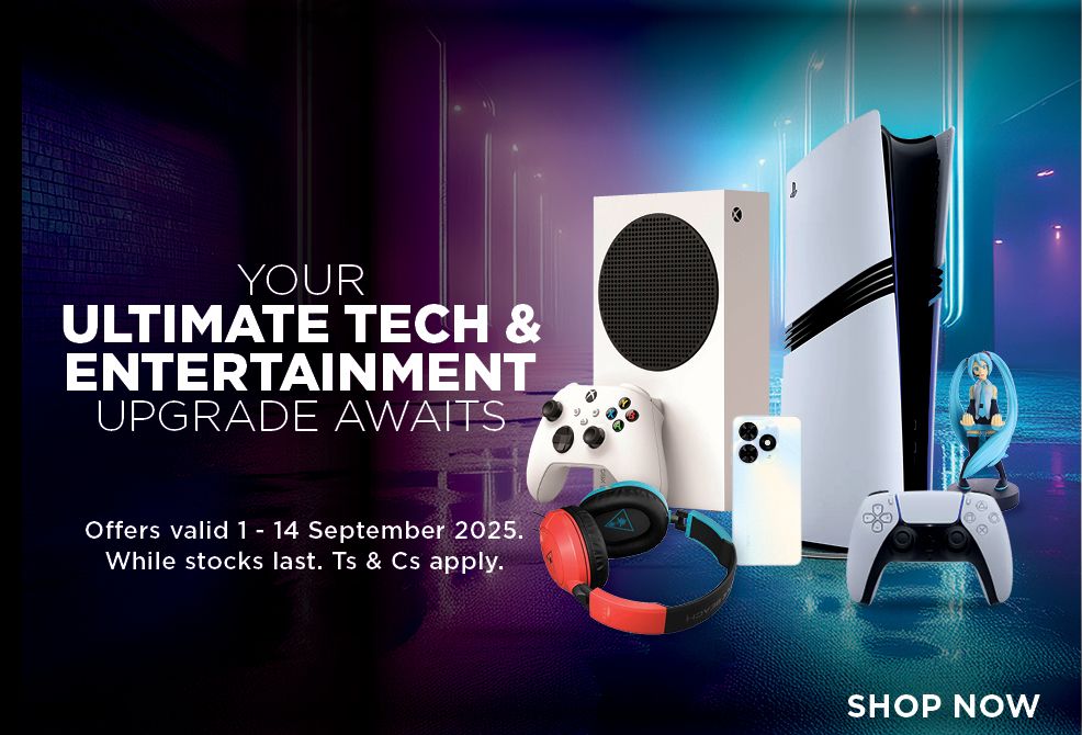 Digital Catalogue Gaming, Furn and Cellular | 1 - 14 September 2025. While stocks last, layby not available.