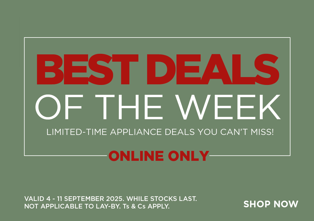 HH BEST DEALS OF THE WEEK: 4 - 11 SEPTEMBER. While stocks last, layby not available.