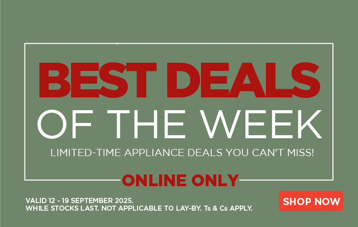 HH BEST DEALS OF THE WEEK: 12 - 19 SEPTEMBER. While stocks last, layby not available.
