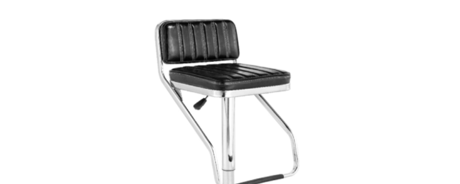 Angela Black Bar Stool