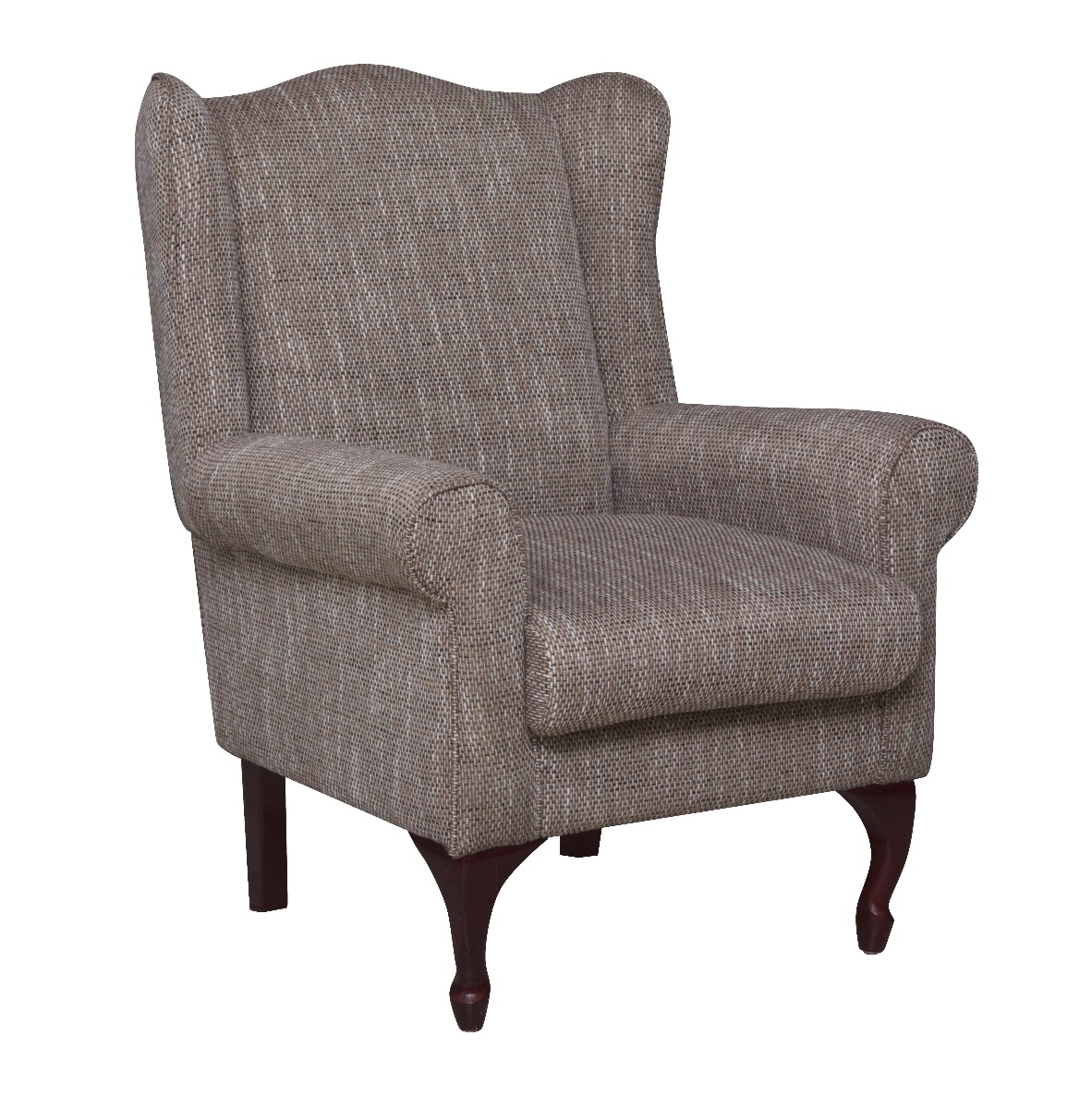 Ascot Fabric Wingback Beige