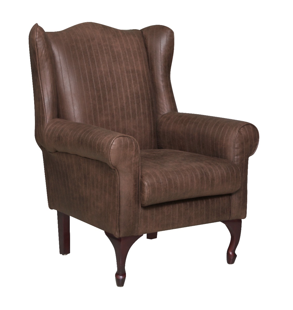 Ascot Fabric Wingback Mocca