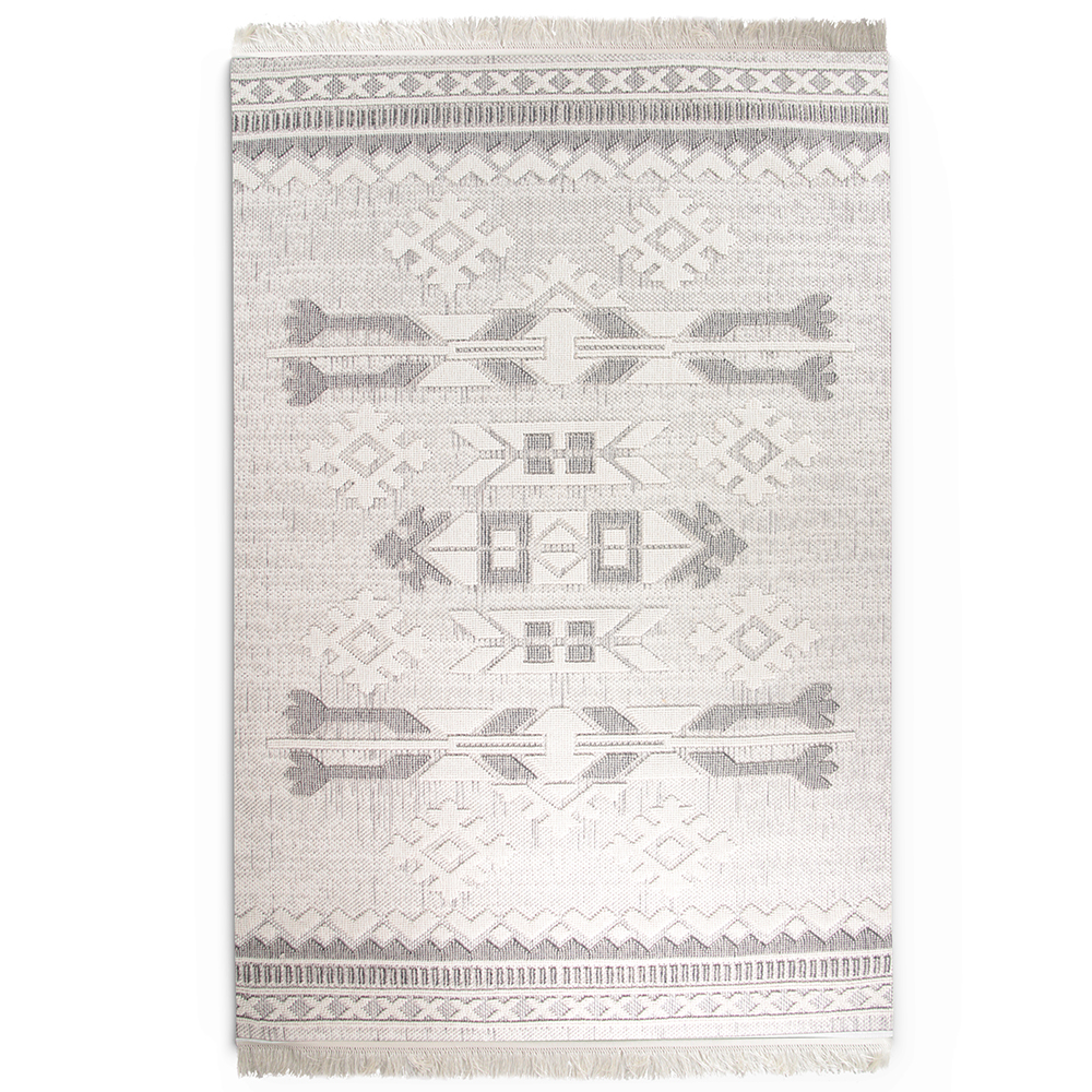 Jute Smokey White Rug