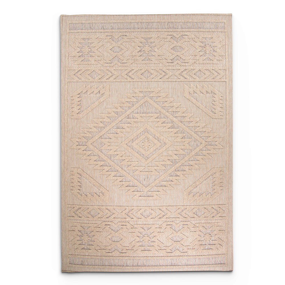 Jute Dark beige Brown Rug