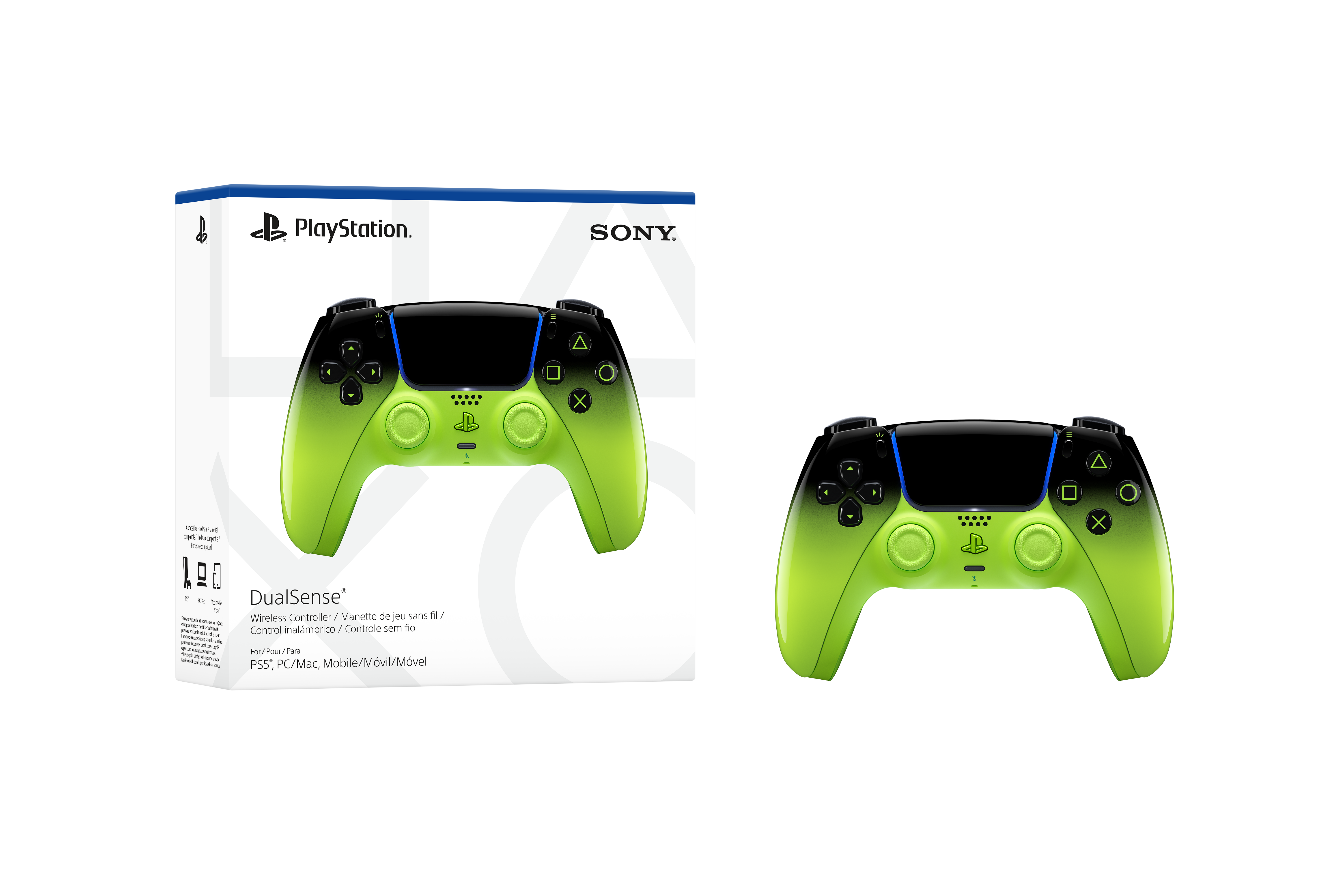 Ps5 Dualsense Remix Green Controller
