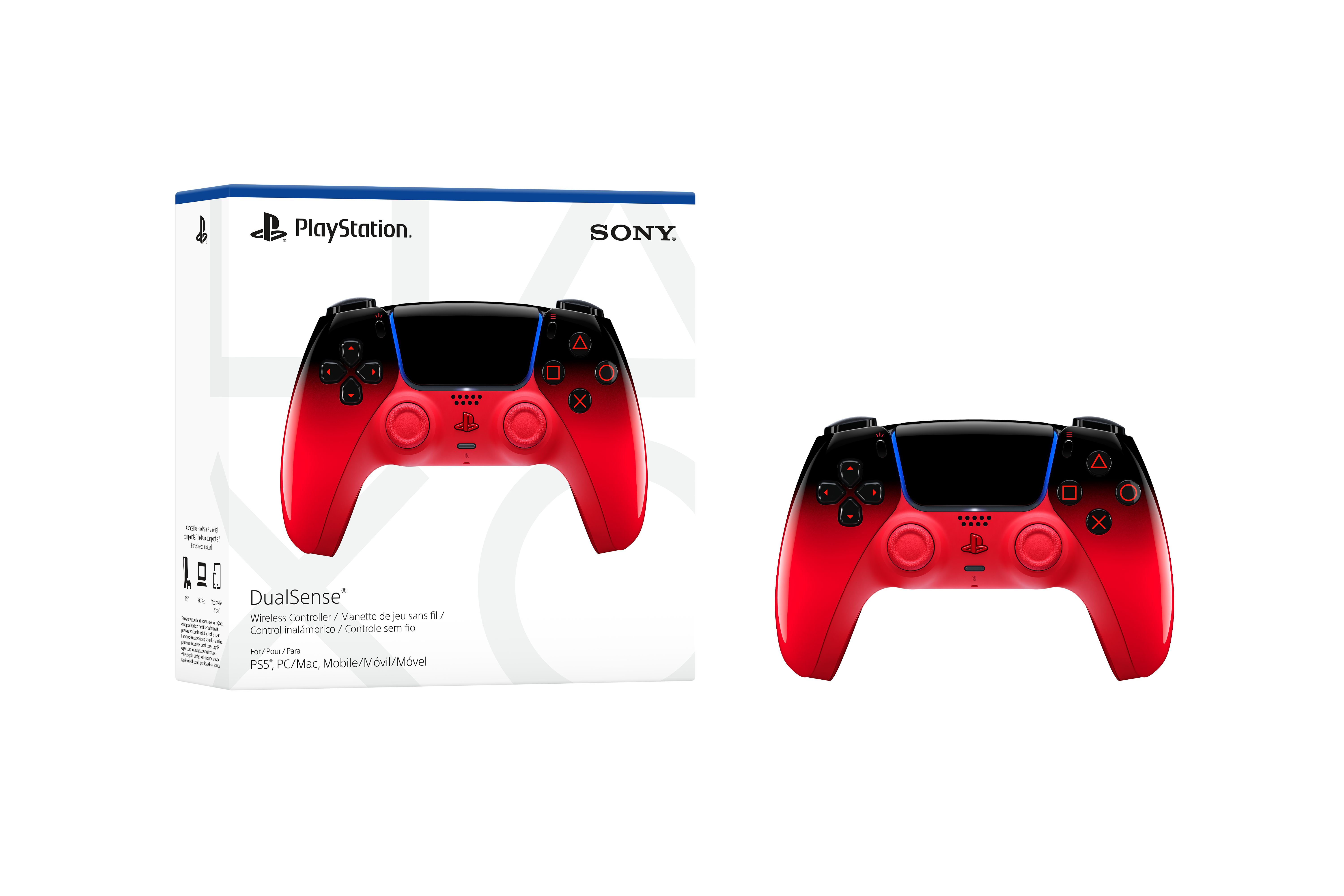 Ps5 Dualsense Techno Red Controller