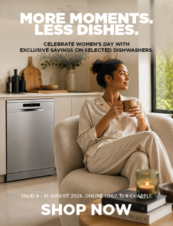 WOMEN'S DAY OFFER: ONLINE ONLY 8 - 10 August 2026. While stocks last. Ts & Cs apply.