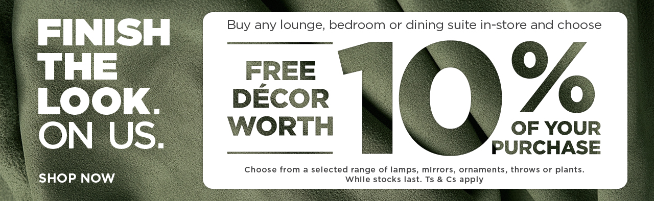 Decor Clearance Promo